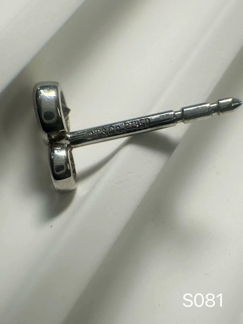 Tiffany & Co. Tiffany Platinum Diamond Stud Earrings Size ONE SIZE - 4 Thumbnail