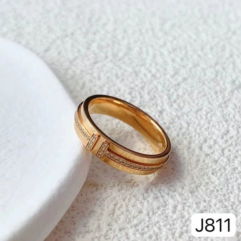 Tiffany & Co. Tiffany Rose Gold Diamond Ring Size ONE SIZE - 5 Thumbnail