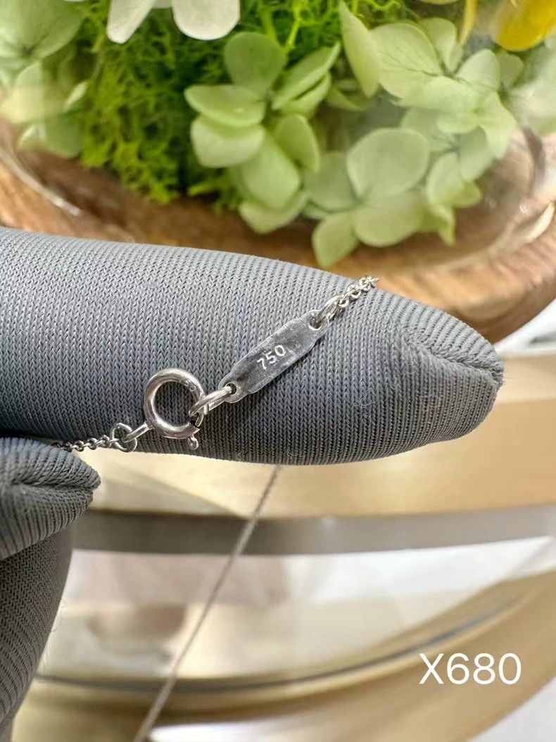 Tiffany & Co. Tiffany Heart Key Pendant Necklace with Diamonds Size ONE SIZE - 2 Thumbnail