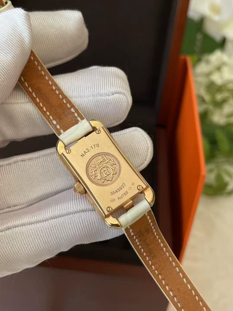 Hermes Hermes Nantucket Watch with Mother of Pearl Dial Size ONE SIZE - 4 Thumbnail