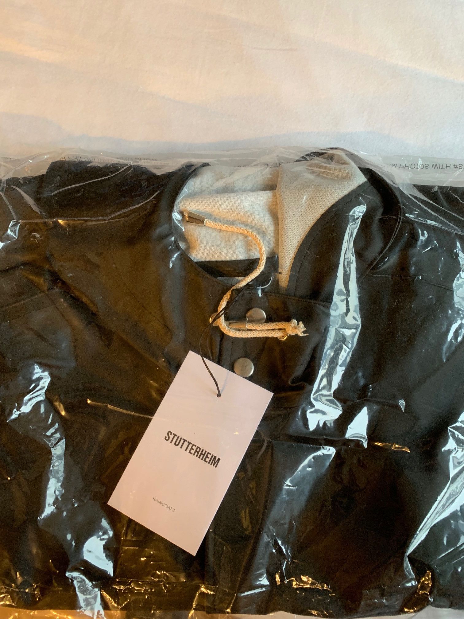 Stutterheim Stockholm Raincoat Black Size US L / EU 52-54 / 3 - 3 Preview