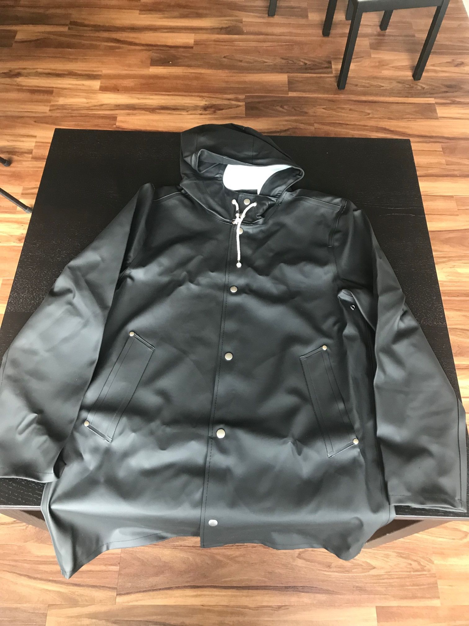 Stutterheim Stockholm Raincoat Black Size US L / EU 52-54 / 3 - 1 Preview