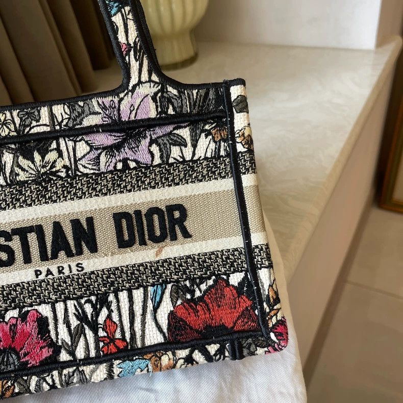 Dior Mini Floral Tote Bag