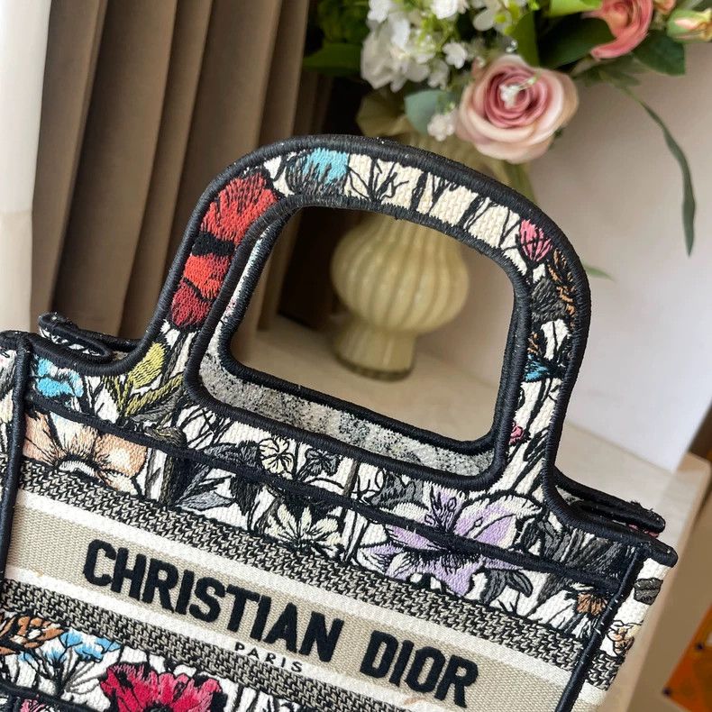 Dior Mini Floral Tote Bag