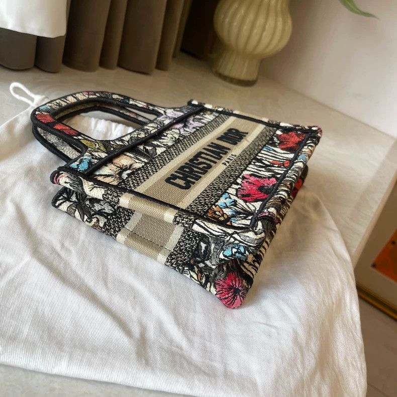 Dior Mini Floral Tote Bag