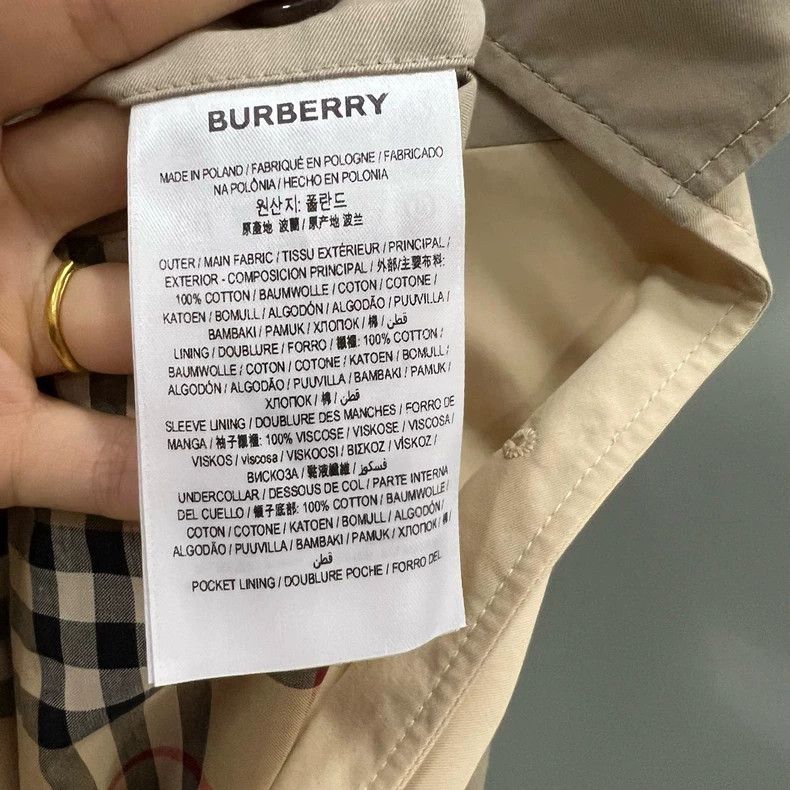 Burberry Burberry Kensington Series Long Color Block Trench Coat Size US M / EU 48-50 / 2 - 3 Thumbnail