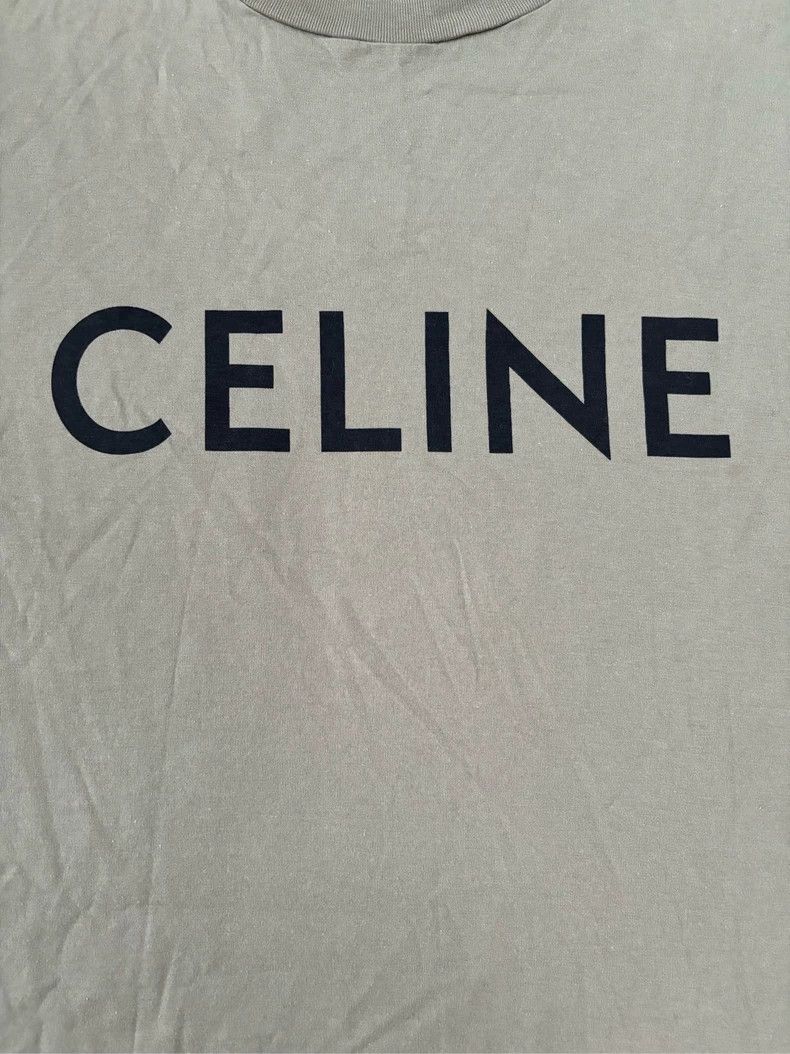 Celine CELINE Logo Print Short Sleeve T-Shirt Size US M / EU 48-50 / 2 - 3 Thumbnail