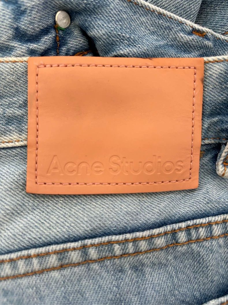 Acne Studios Acne Studios Loose Fit Blue Denim Pants Size US 33 - 3 Thumbnail