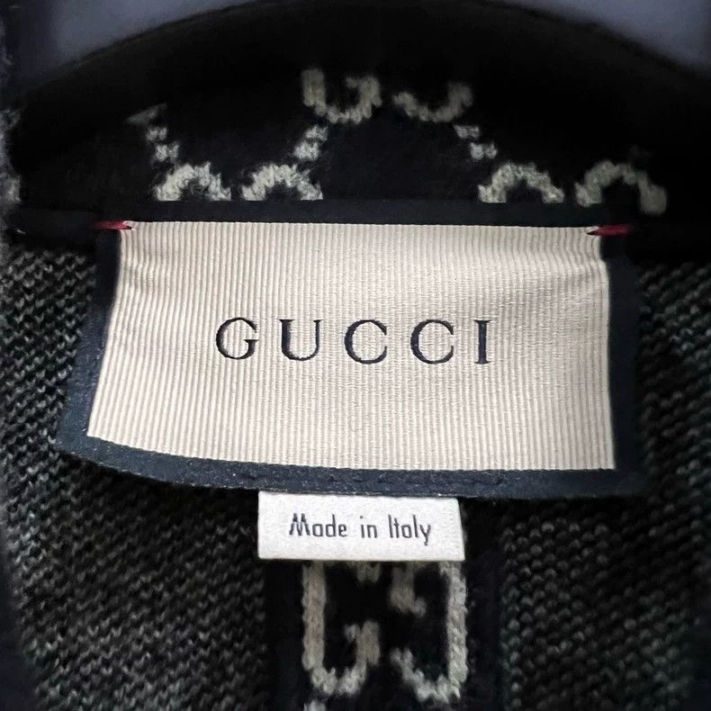 Gucci GUCCI GG Patterned Cape Cloak Size L Size US L / EU 52-54 / 3 - 2 Thumbnail