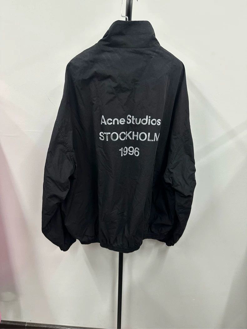Acne Studios Acne Studios Black Vintage Logo Zip Jacket Size US L / EU 52-54 / 3 - 2 Thumbnail
