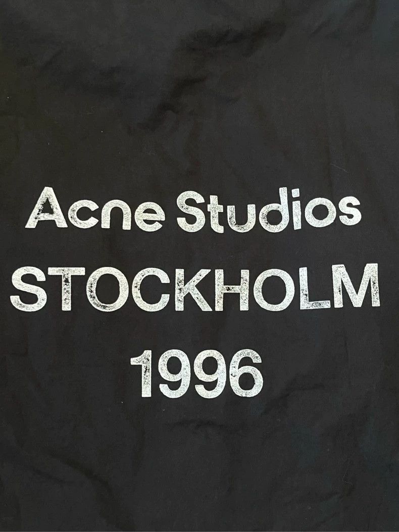 Acne Studios Acne Studios Black Vintage Logo Zip Jacket Size US L / EU 52-54 / 3 - 4 Thumbnail