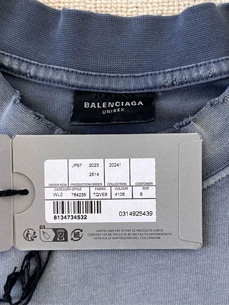 Balenciaga Balenciaga Short Sleeve T-Shirt with Print Size US S / EU 44-46 / 1 - 5 Thumbnail