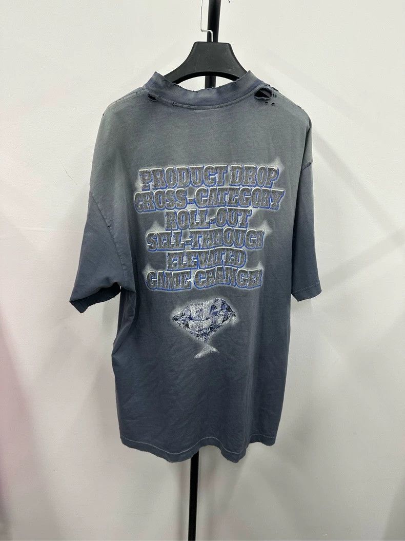 Balenciaga Balenciaga Short Sleeve T-Shirt with Print Size US S / EU 44-46 / 1 - 2 Thumbnail