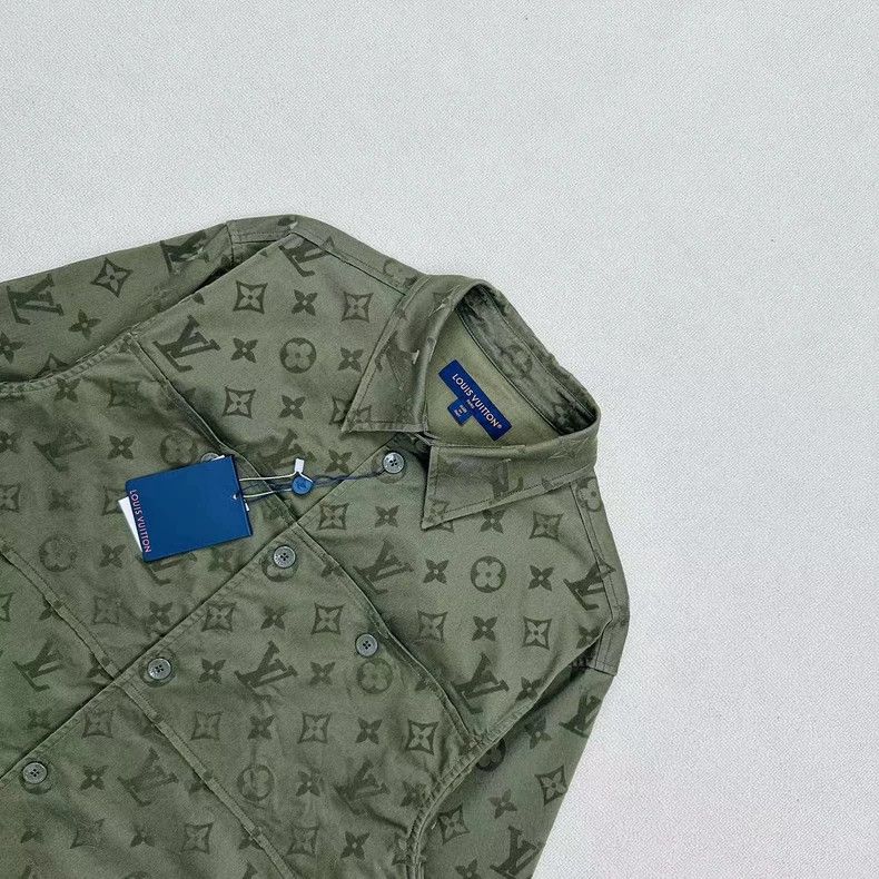 Louis Vuitton Louis Vuitton Velvet Patterned Shirt Jacket Size US XL / EU 56 / 4 - 3 Thumbnail