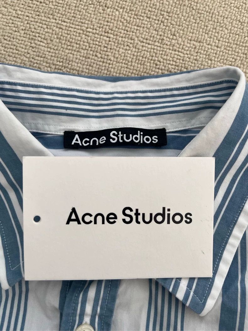 Acne Studios Acne Studios Striped Long Sleeve Shirt Size US S / EU 44-46 / 1 - 4 Thumbnail