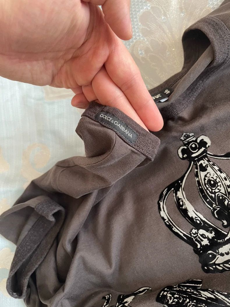 Dolce & Gabbana Classic DG Graphic T-Shirt in Black Size US S / EU 44-46 / 1 - 6 Thumbnail