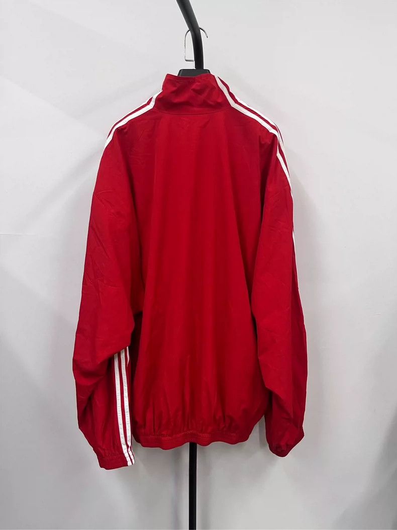 Balenciaga Balenciaga x adidas Red Zip Stripe Jacket Size US M / EU 48-50 / 2 - 2 Thumbnail