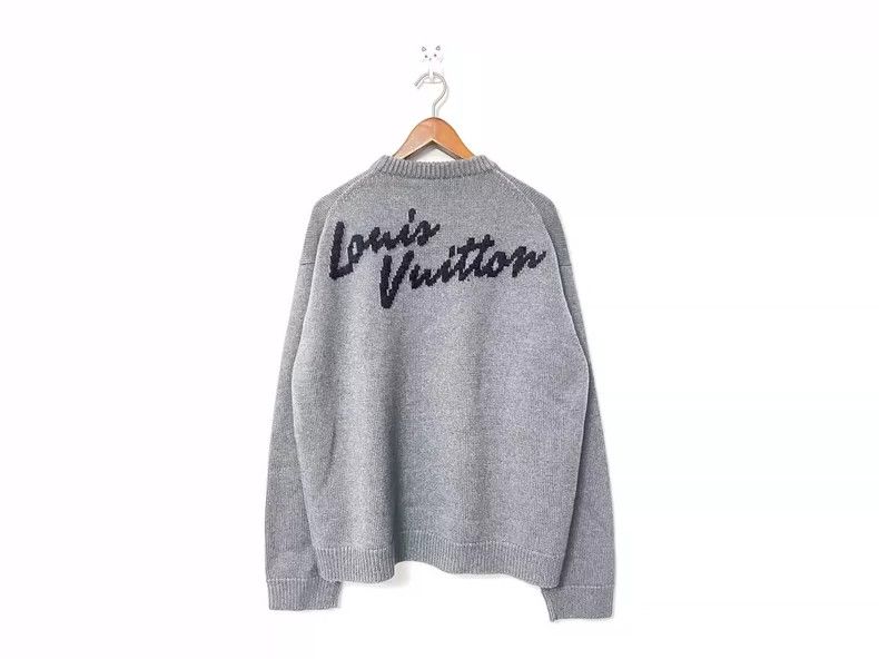 Louis Vuitton Louis Vuitton Earth Sweater with Rhinestones Size US L / EU 52-54 / 3 - 3 Thumbnail