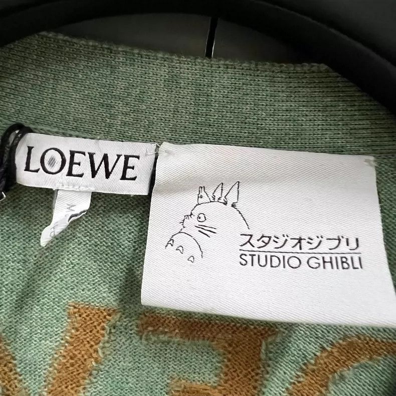 Loewe LOEWE Cardigan with Cartoon Anime Pattern Size US S / EU 44-46 / 1 - 3 Thumbnail