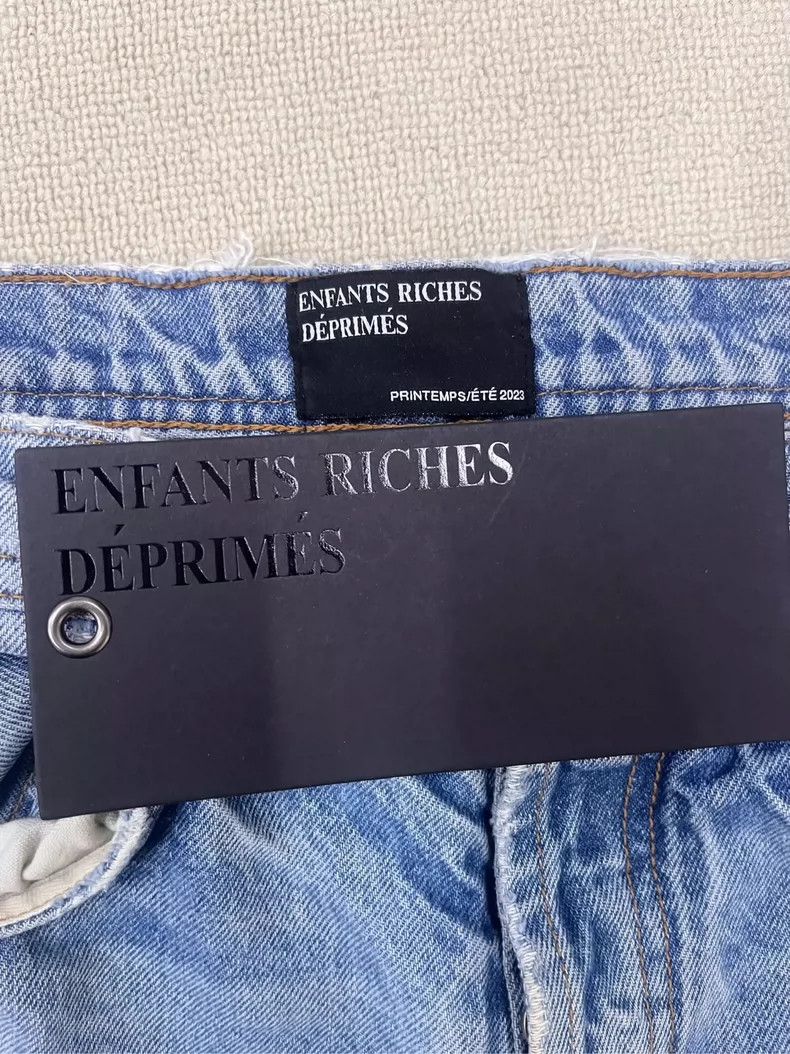 Enfants Riches Deprimes Enfants Riches Deprimes Blue Denim Pants Size US 29 - 4 Thumbnail