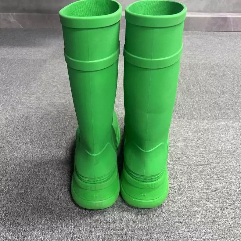 Balenciaga Balenciaga Green Waterproof Mid-Calf Boots Size US 10 / EU 43 - 2 Thumbnail
