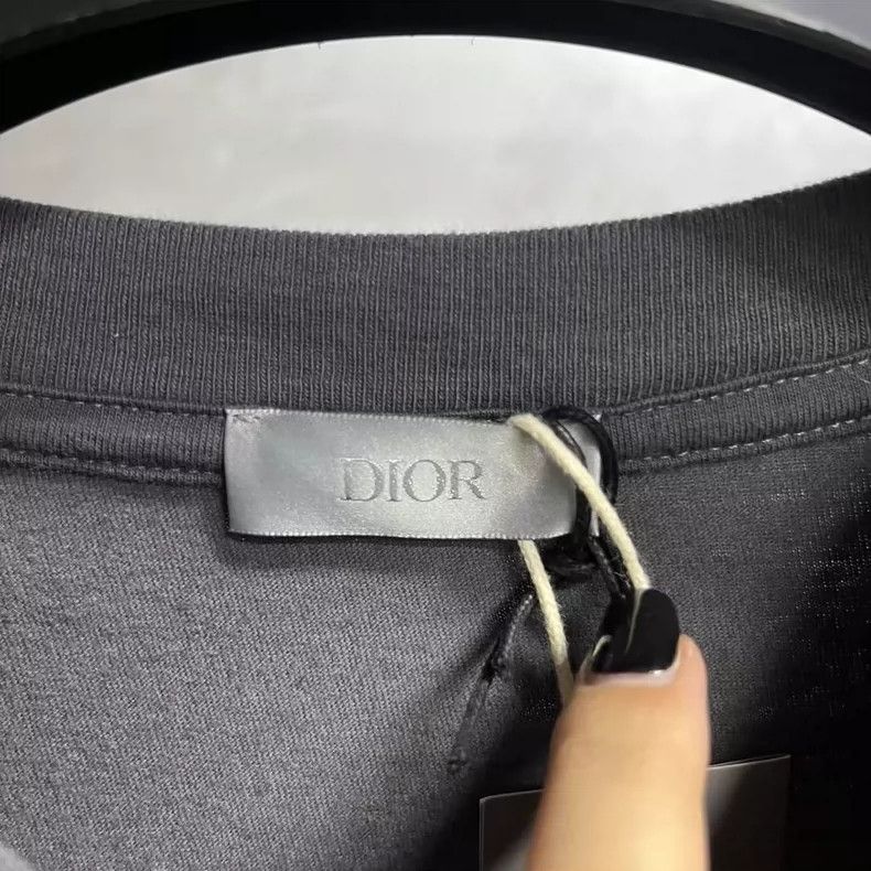 Dior Dior Gray Pattern Loose Short Sleeve T-Shirt Size US M / EU 48-50 / 2 - 5 Thumbnail