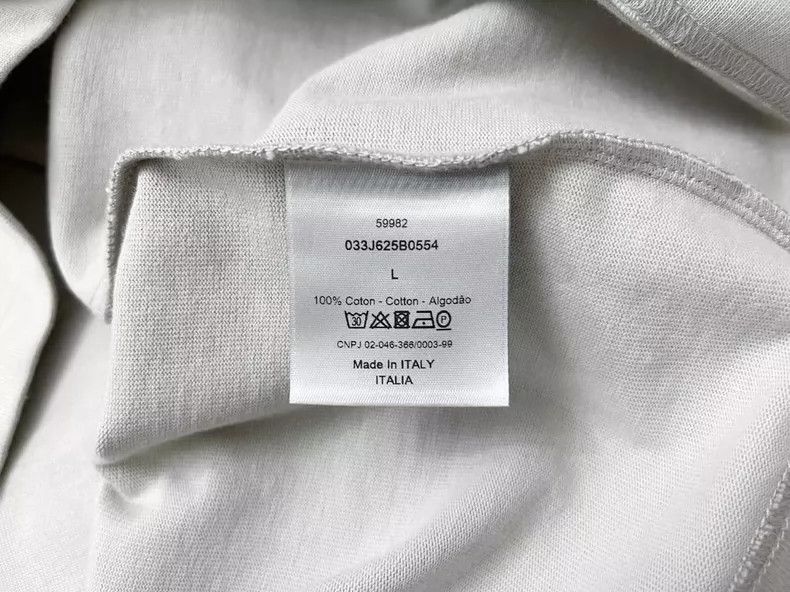 Dior Dior x Air Jordan Gray Short Sleeve T-Shirt Size US L / EU 52-54 / 3 - 3 Thumbnail