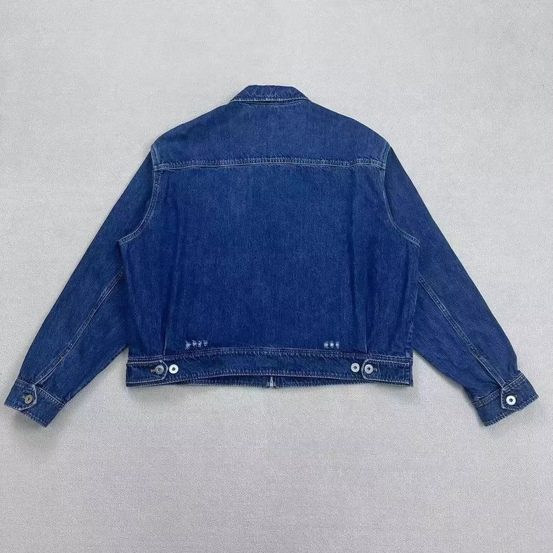 Prada Prada Denim Jacket with Triangle Logo Size US XXL / EU 58 / 5 - 2 Thumbnail
