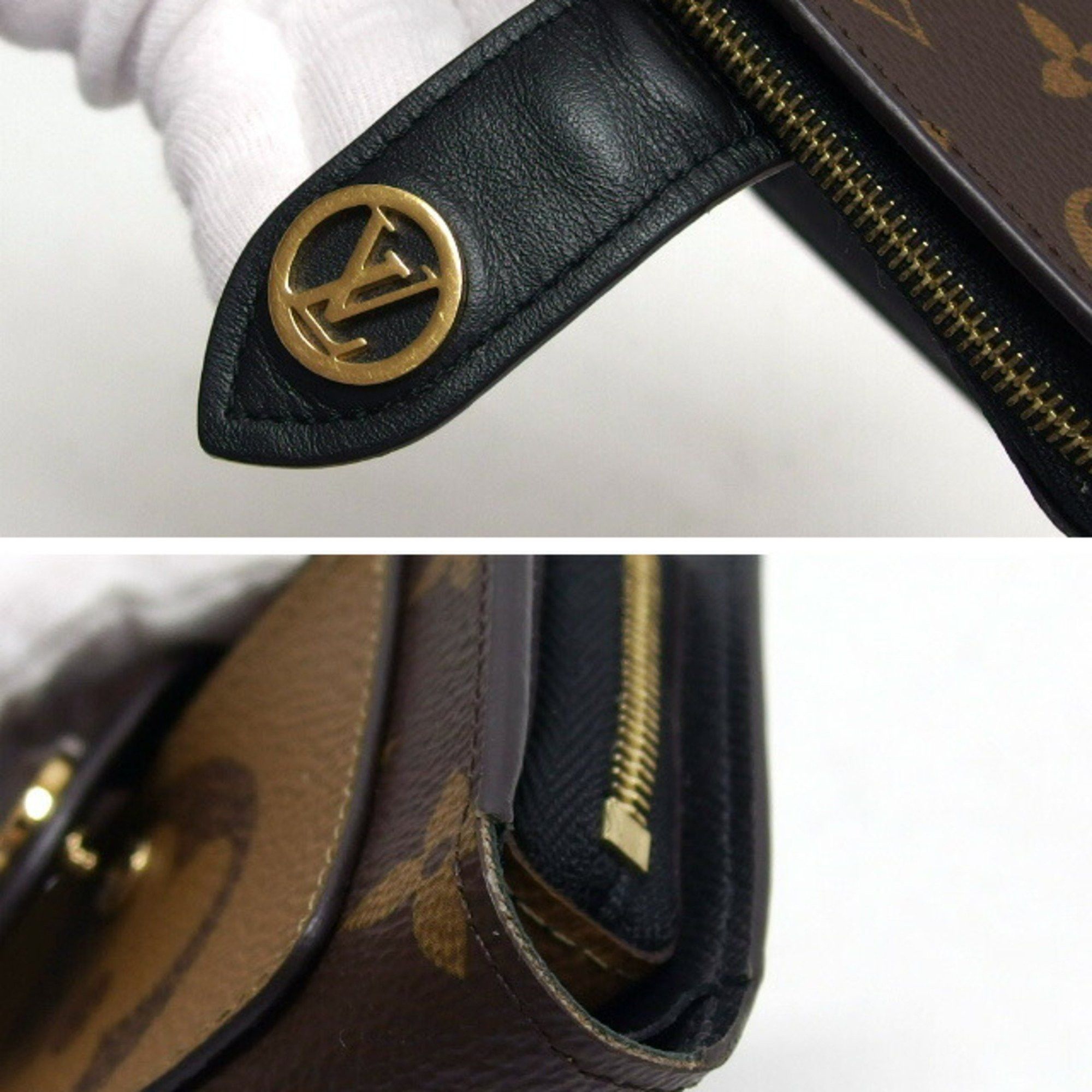 Louis Vuitton Louis Vuitton Monogram Reverse Portefeuille Juliette Bi-fold Wallet Size ONE SIZE - 7 Thumbnail