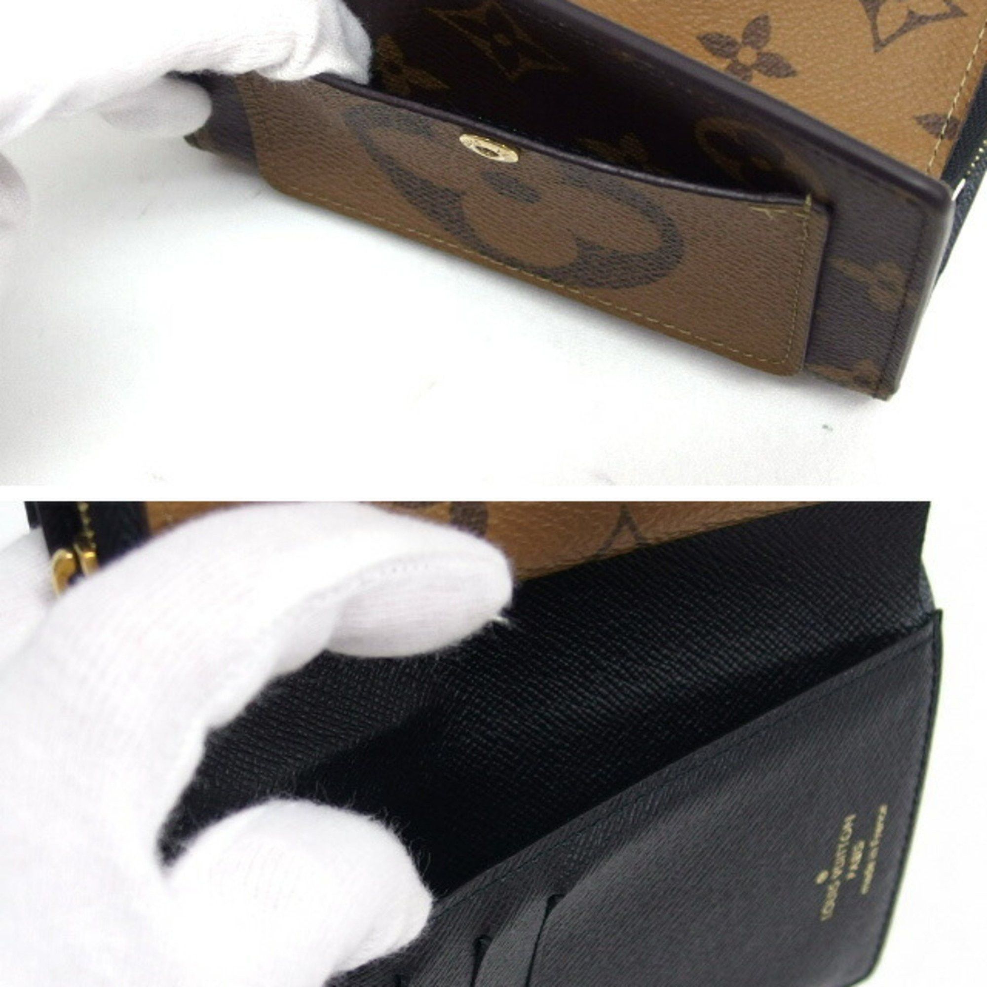Louis Vuitton Louis Vuitton Monogram Reverse Portefeuille Juliette Bi-fold Wallet Size ONE SIZE - 5 Thumbnail