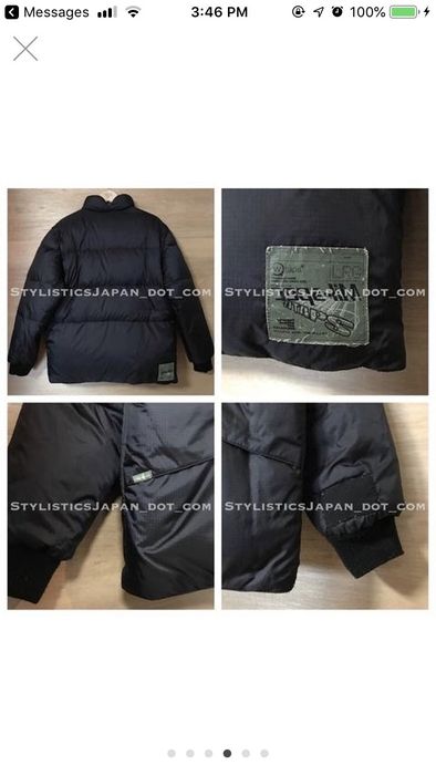 Wtaps Wtaps Vintage 4-Way Reversible Ripstop Nylon Down Jacket/Vest Black M