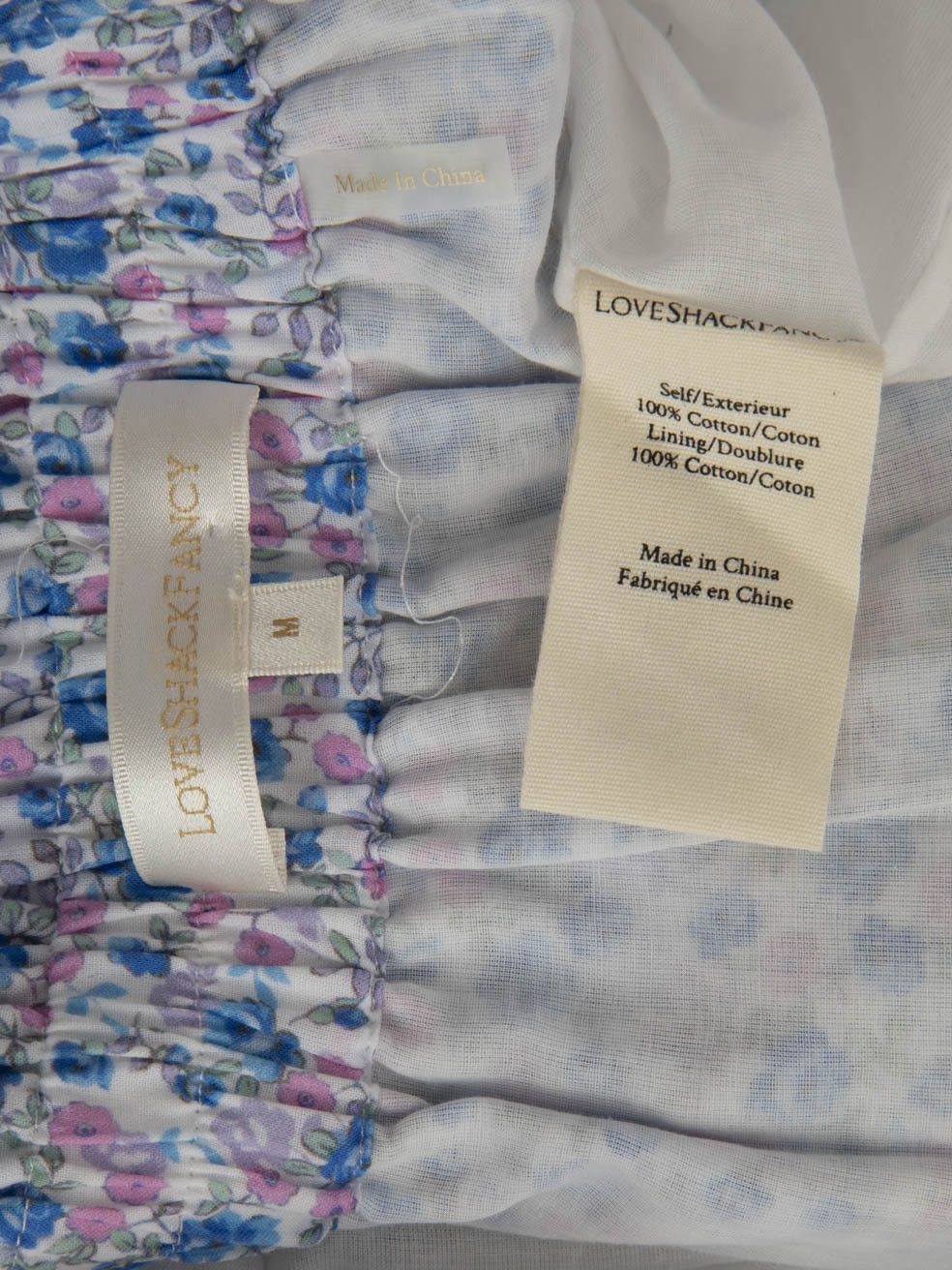 LoveShackFancy Floral Pattern Tiered Mini Skirt Size 28" / US 6 / IT 42 - 5 Thumbnail