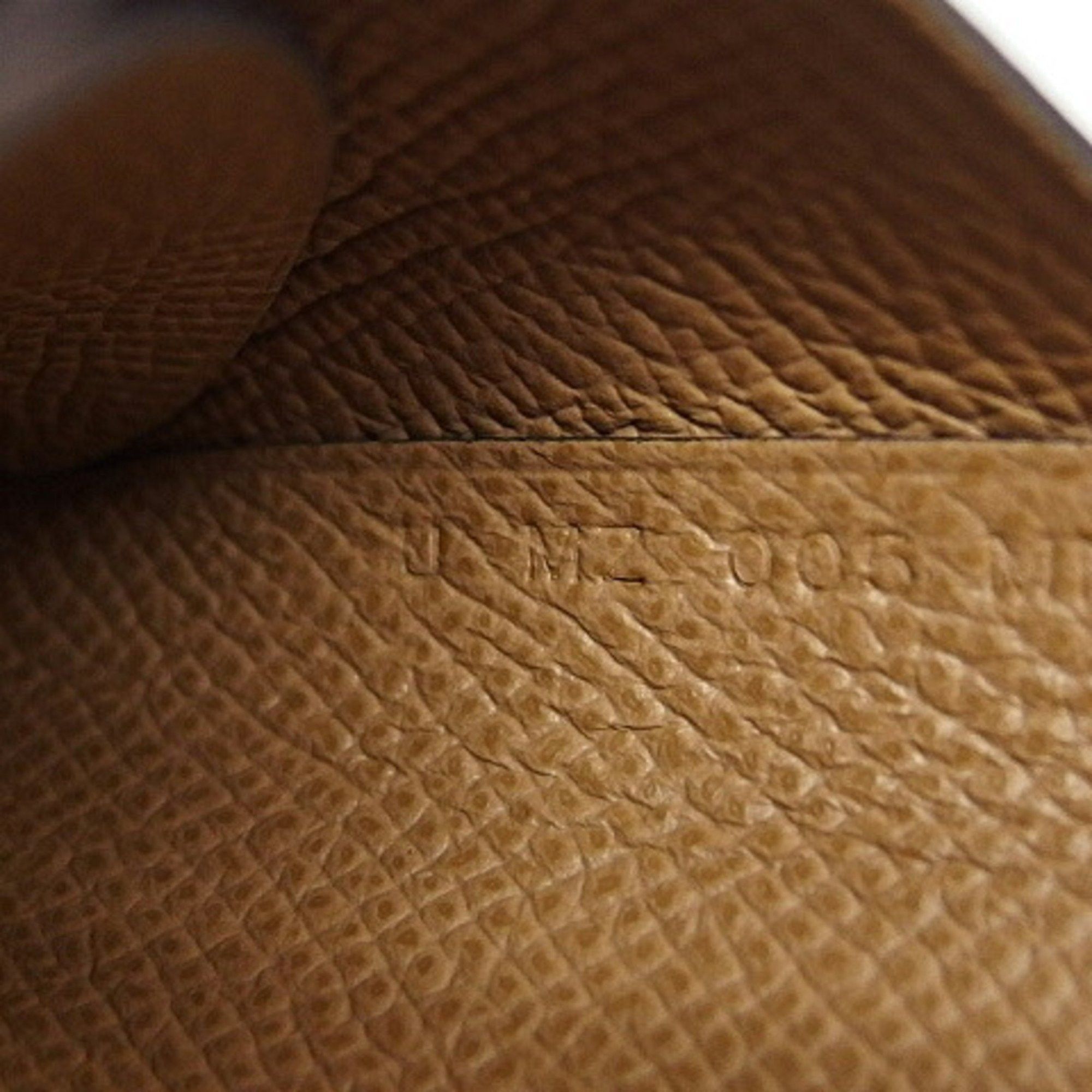 Hermes Hermes Calvi Duo Bi-fold Coin Purse Maroon Brown Size ONE SIZE - 5 Thumbnail