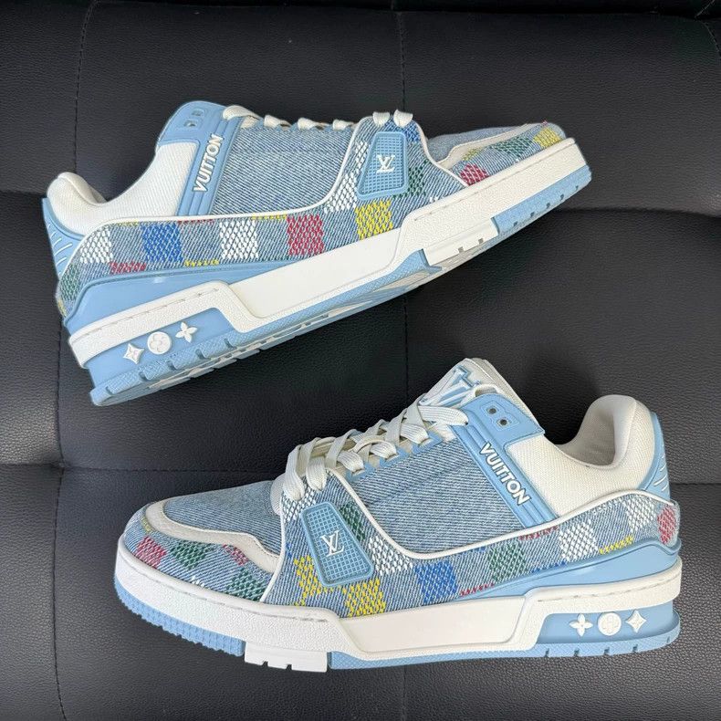 Louis Vuitton LV Louis Vuitton Colorful Low-Top Sneakers Size US 6.5 / EU 39-40 - 2 Thumbnail