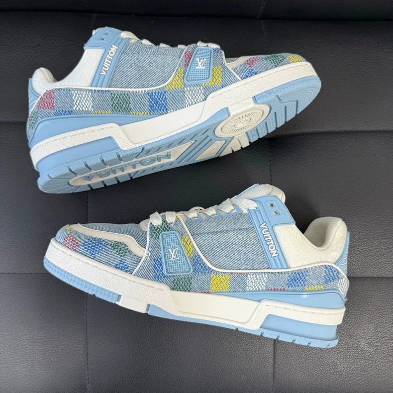 Louis Vuitton LV Louis Vuitton Colorful Low-Top Sneakers Size US 6.5 / EU 39-40 - 3 Thumbnail