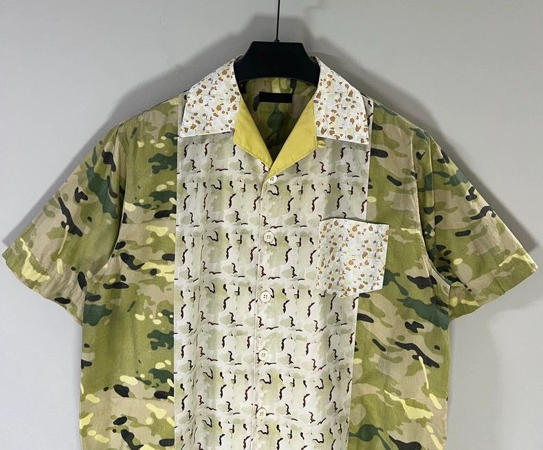 Prada Prada Camouflage Short Sleeve T-shirt for Men Size US L / EU 52-54 / 3 - 3 Thumbnail