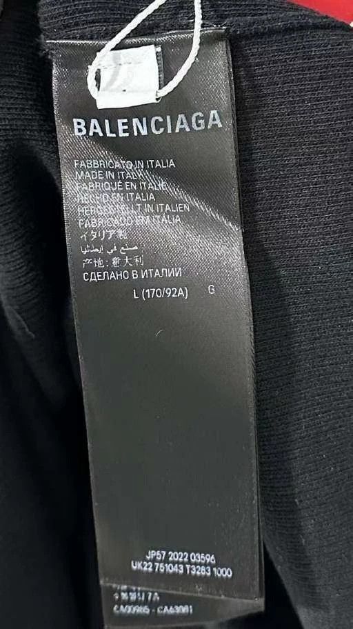 Balenciaga Balenciaga Long Sleeve Knit Top Size US L / EU 52-54 / 3 - 6 Thumbnail