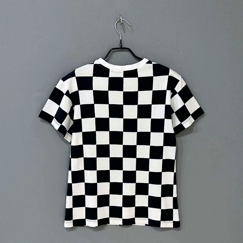 Louis Vuitton Louis Vuitton Black White Checkerboard Short Sleeve Size US M / EU 48-50 / 2 - 2 Thumbnail