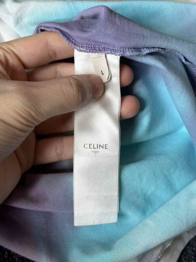 Celine Celine Tie-Dye Short Sleeve T-Shirt Size US L / EU 52-54 / 3 - 4 Thumbnail