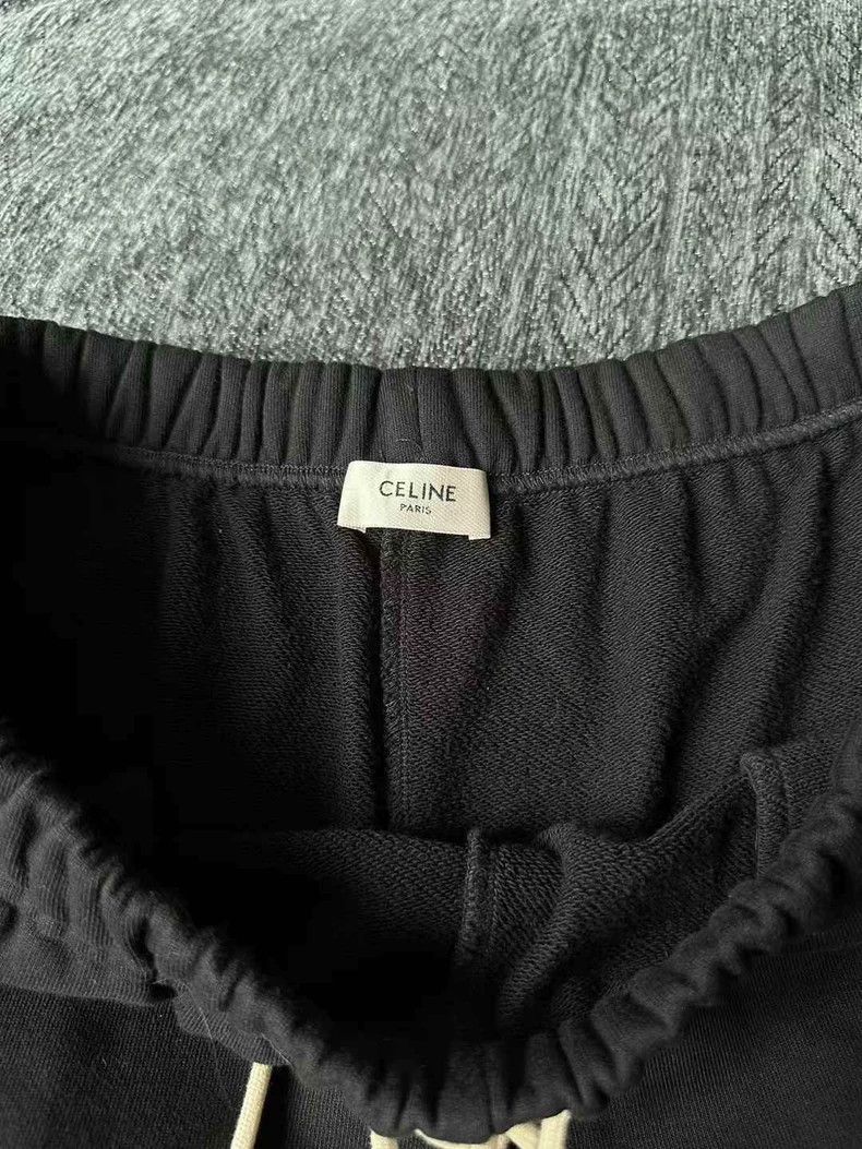 Celine Celine Black Embroidered Shorts Size L Size US 34 / EU 50 - 3 Thumbnail