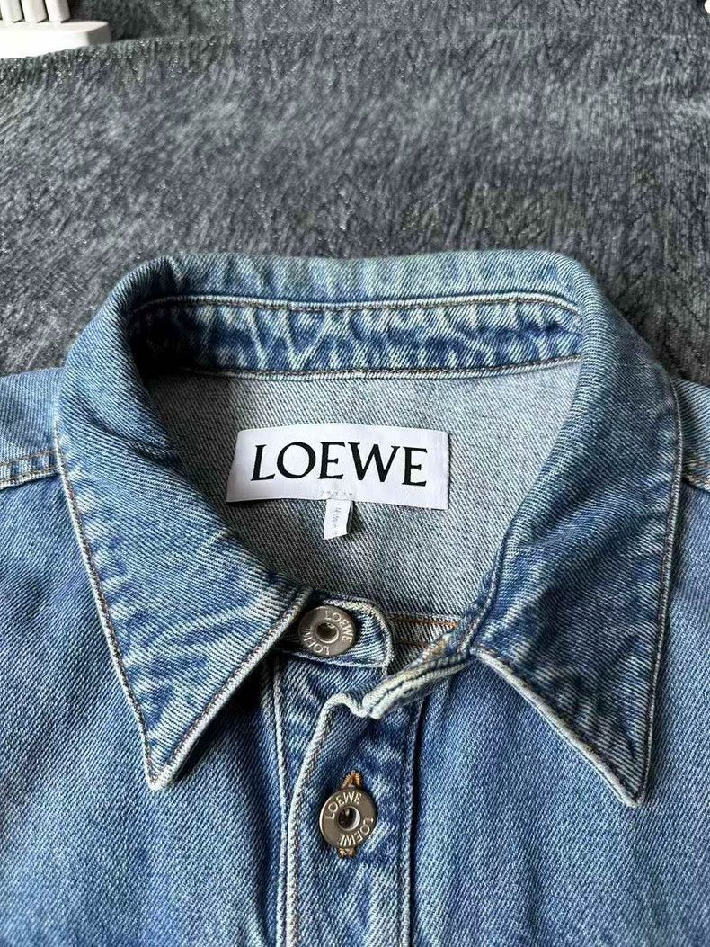 Loewe Denim Jacket with Graphic Design