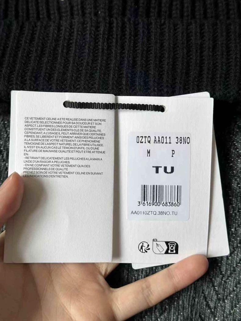 Celine Celine Cold Hat with Logo Tag Size ONE SIZE - 2 Thumbnail