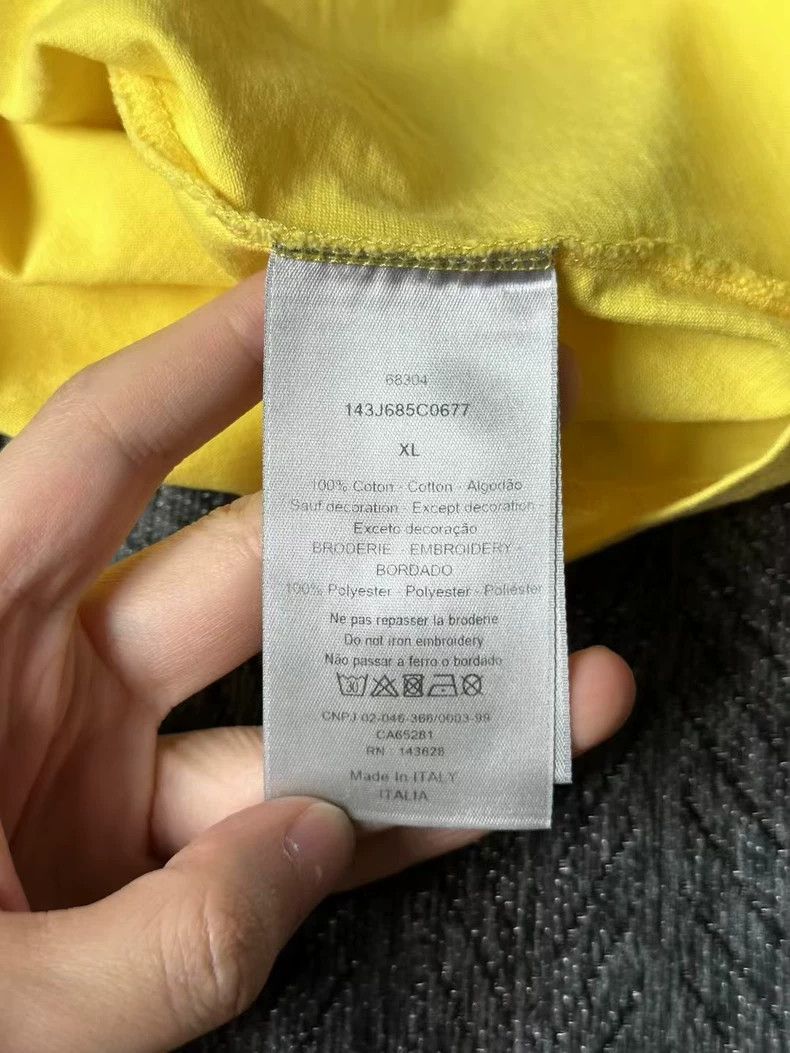 Dior Dior x Peter Doig Yellow Short Sleeve Shirt Size US XL / EU 56 / 4 - 3 Thumbnail
