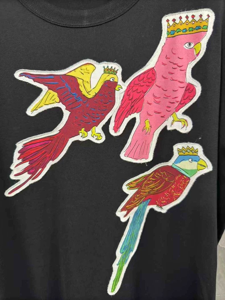 Dolce & Gabbana Dolce & Gabbana Short Sleeve Parrot Shirt Size US L / EU 52-54 / 3 - 5 Thumbnail