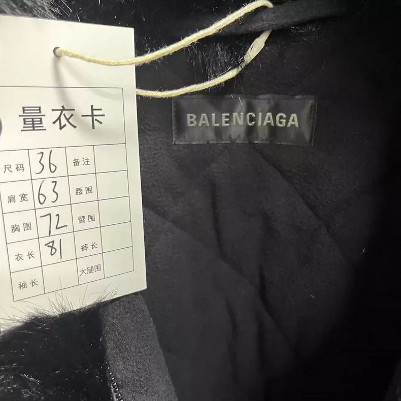 Balenciaga Balenciaga Black Logo High Collar Casual Fur Size US M / EU 48-50 / 2 - 2 Thumbnail