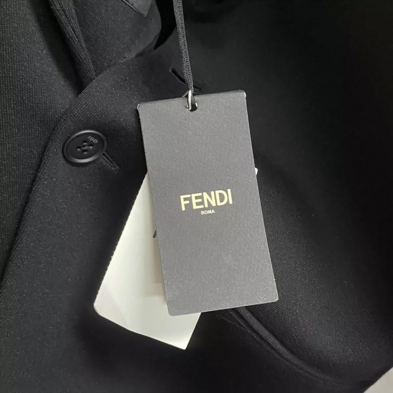 Fendi Fendi Black Logo Suit Jacket Size 48 Size US L / EU 52-54 / 3 - 4 Thumbnail
