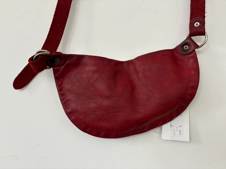 Guidi Guidi 24aw Red Leather Crossbody Bag Size ONE SIZE - 3 Thumbnail