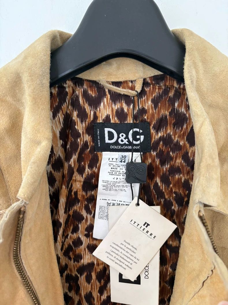 Dolce & Gabbana D&G Women's Leather Jacket with Design Size US M / EU 48-50 / 2 - 6 Thumbnail
