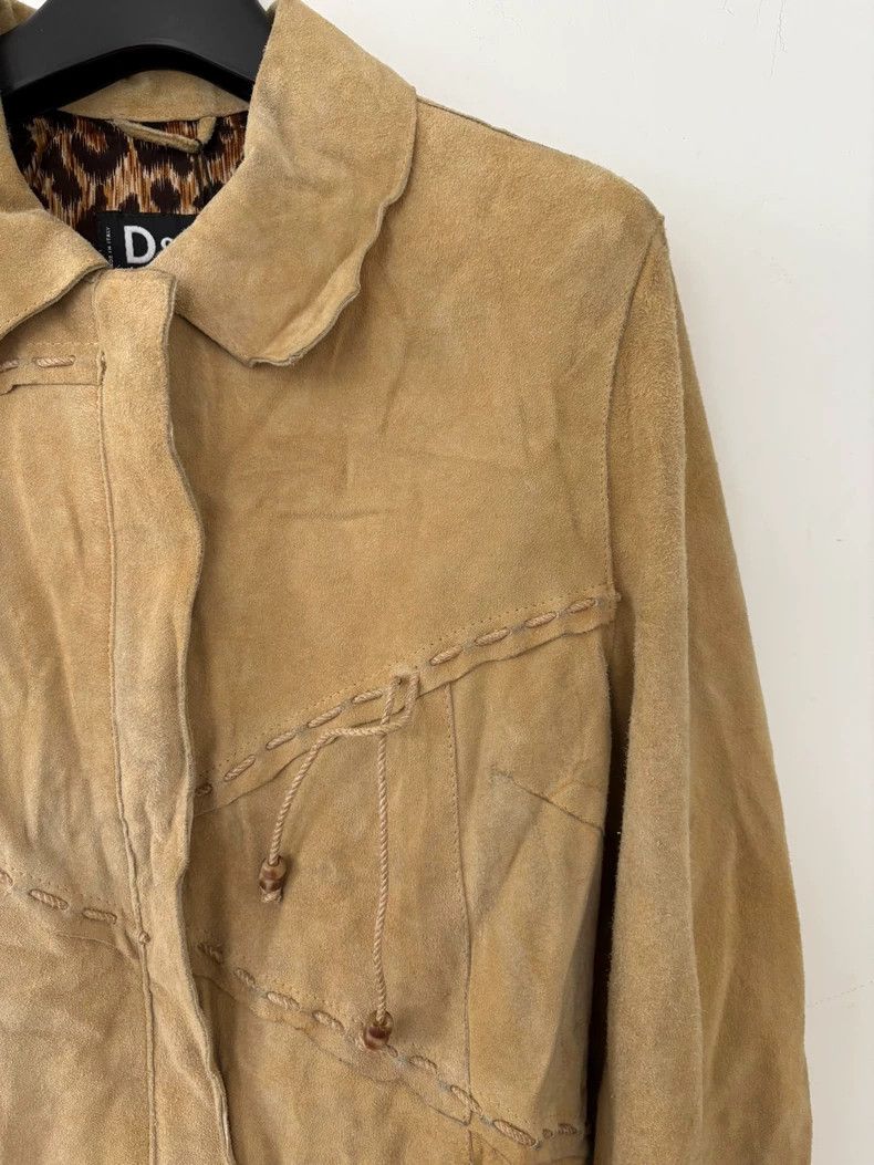 Dolce & Gabbana D&G Women's Leather Jacket with Design Size US M / EU 48-50 / 2 - 3 Thumbnail