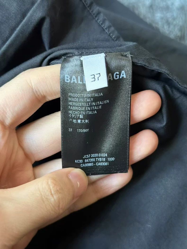 Balenciaga Balenciaga Short Sleeve Shirt in Black Size US M / EU 48-50 / 2 - 4 Thumbnail